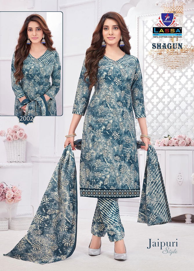 Shagun Jaipuri Style Vol 2 By Lassa Printed Cotton Dress Material Wholesale Shop in Surat